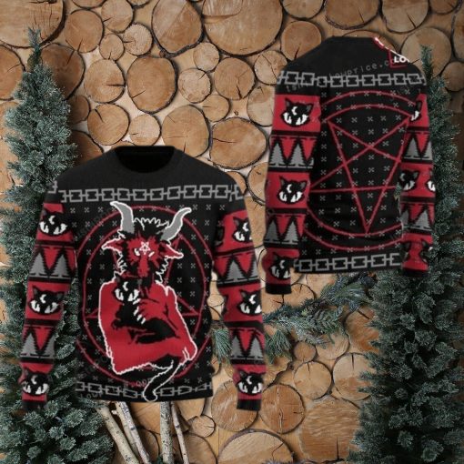 Satanic Ugly Sweater For Woman