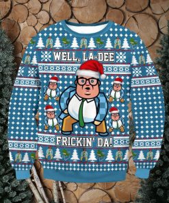 Saturday Night Live Matt Foley Well La Dee Frickin Da Ugly Christmas Sweater Christmas Gift Bule