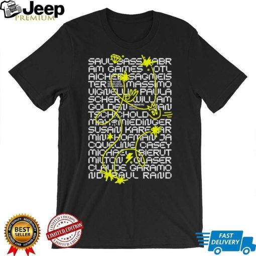 Saul Bass Abram Games shirt