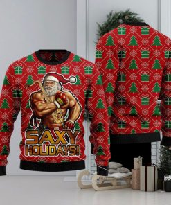 Saxy Holidays Ugly Christmas Sweater