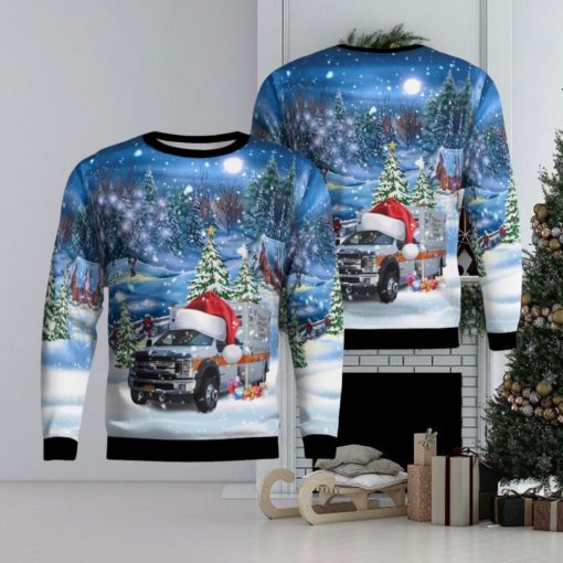 Sayville, New York, Community Ambulance Company AOP Ugly Sweater Xmas Christmas Gift