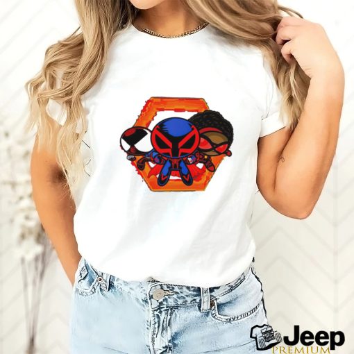 Scarlet Spider Spider Man 2099 and Spider Woman The Powerpuff Girls Power Elite Spideys cartoon shirt