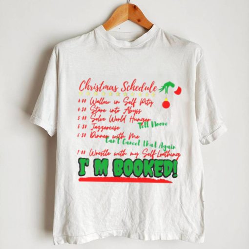 Schedule Christmas shirt