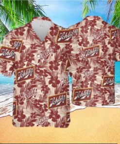 Schlitz Beer Hawaiian Shirt Tropical Flower Pattern Beach Lovers Gift