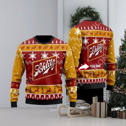 Schlitz Beer Personalized Christmas Sweater Jumpers