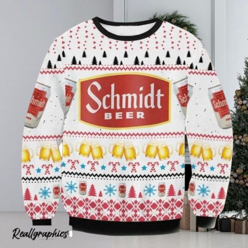 Schmidt Beer Ugly Christmas Sweater, Gift for Christmas Holiday