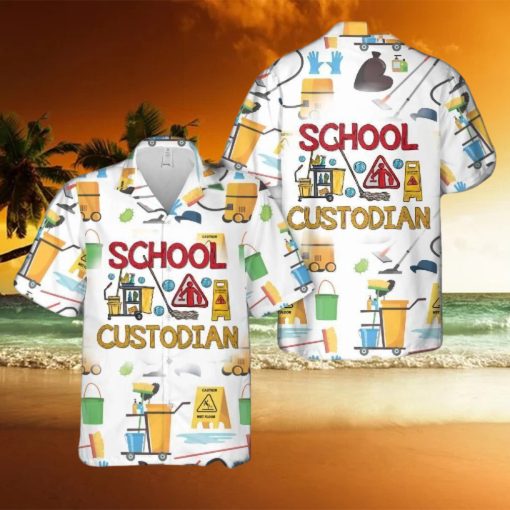 School Custodian Hawaiian Shirt