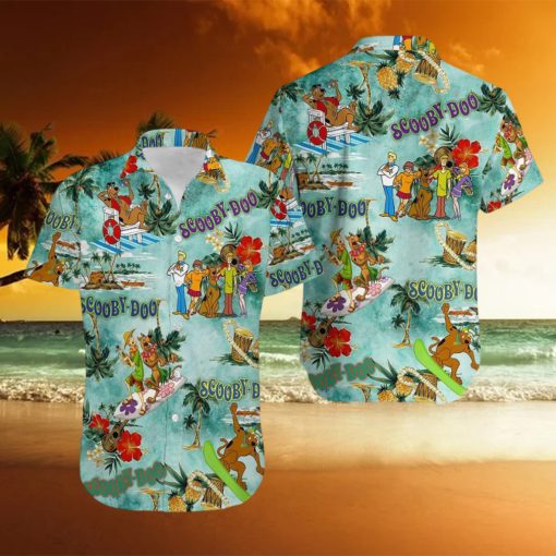 Scooby Doo Tropical Hawaiian Shirt Aloha Shirt