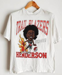 Scoot Henderson Portland Trail Blazers Homage Caricature Shirt