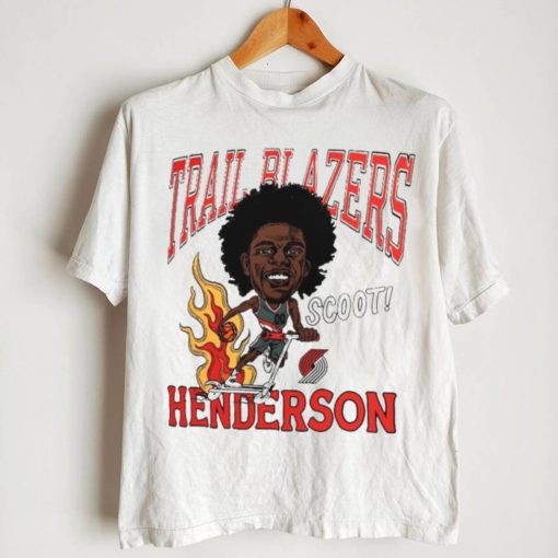 Scoot Henderson Portland Trail Blazers Homage Caricature Shirt