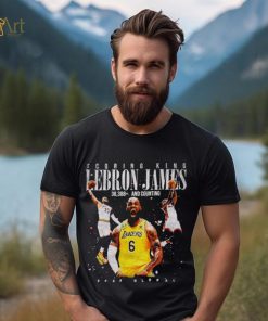 Scoring King Lebron James 38388 and counting vintage shirt