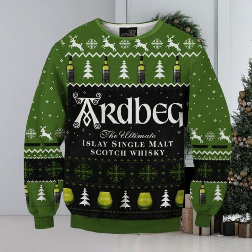 Scotch Ardbeg 3D Printed Christmas Sweater