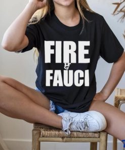 Scott Presler wearing Fire Fauci shirt