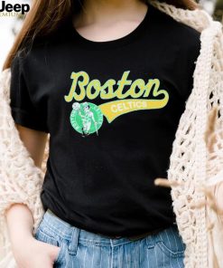 Script Boston Celtics T Shirt