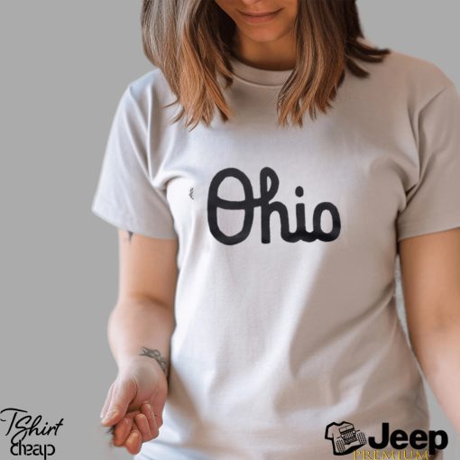 Script Ohio Blackout Homage Tri Blend shirt