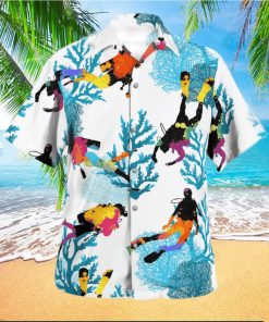 Scuba Diving Hawaiian Shirt Summer Gift