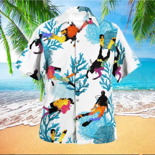 Scuba Diving Hawaiian Shirt Summer Gift