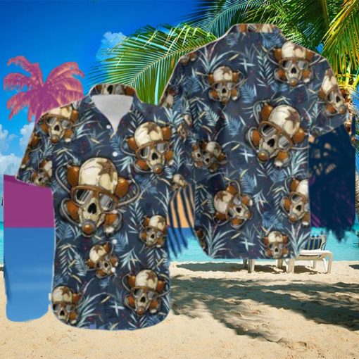 Scuba Diving Skull Hawaiian Shirt Best Gift For Men Women