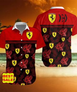 Scuderia Ferrari Style 5 Aloha Supercar Combo Hawaiian Shirt And Short hwaiian shirt