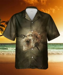 Sculpting Art Affliction Skull Hawaiian Shirt Summer Gift For Men And Women