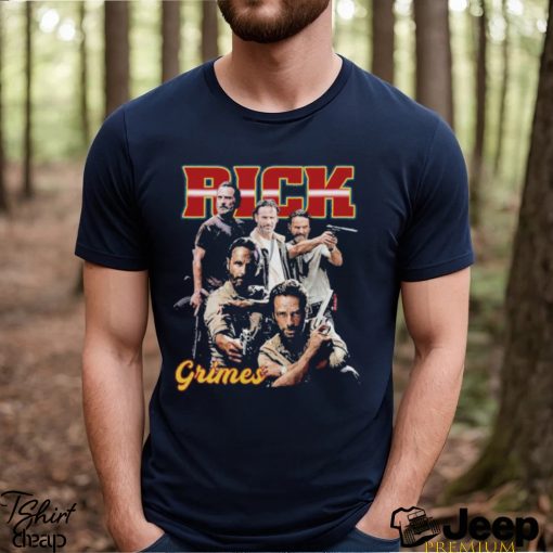 Rick Grimes 90s vintage phôtp shirt