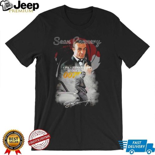 Sean Connery In Memory Of October 31 2020 007 Signature Long Sleeves T Shirt