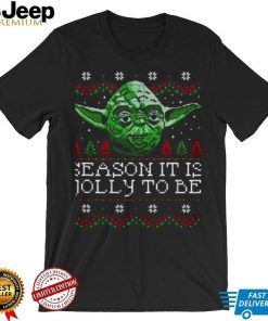 Season It Is Jolly To Be Yoda Star Wars Christmas T Shirt