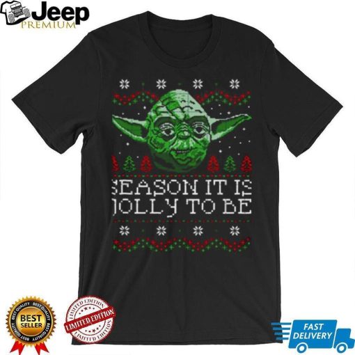 Season It Is Jolly To Be Yoda Star Wars Christmas T Shirt