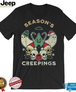 Seasons Creepings Funny Halloween Christmas Graphic Shirt