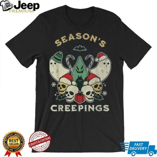 Seasons Creepings Funny Halloween Christmas Graphic Shirt