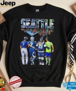 Seattle Gonzales Smith Skylines 2023 signatures shirt