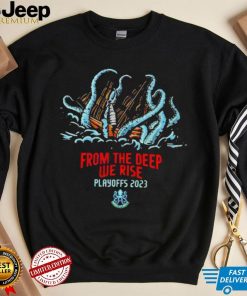 Seattle Kraken from the deep we rise playoffs 2023 shirt