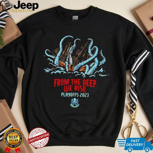 Seattle Kraken from the deep we rise playoffs 2023 shirt