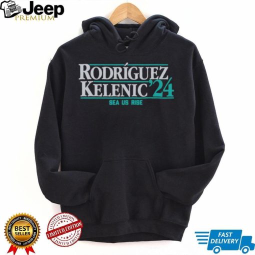 Seattle Mariners Alex Rodriguez and Jarred Kelenic 2024 Sea us rise shirt