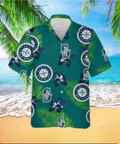 Seattle Mariners Hawaiian Shirt Hibiscus Flower Pattern Summer Gift For Friend HawaiianShirts