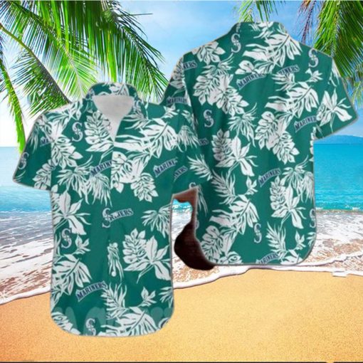 Seattle Mariners Hawaiian Shirt Tropical Leaf Beach Vacation Gift HawaiianShirts