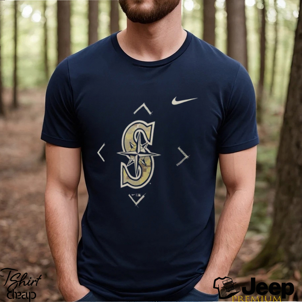 Seattle Mariners Nike Camo Logo shirt - teejeep