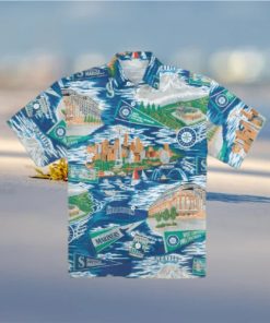 Seattle Mariners Scenic Hawaiian Shirt