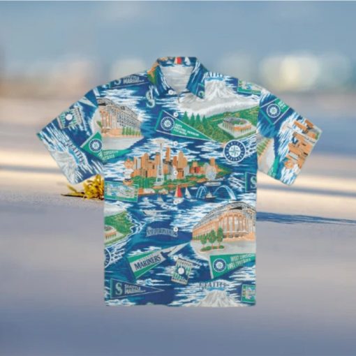 Seattle Mariners Scenic Hawaiian Shirt