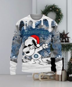 Seattle Mariners Snoopy Dabbing The Peanuts Sports Football American Christmas Dripping Matching