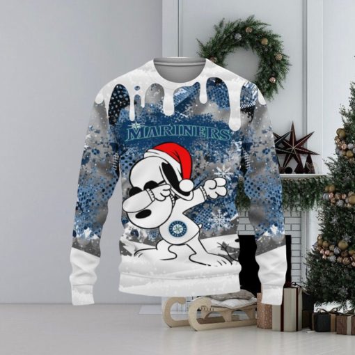 Seattle Mariners Snoopy Dabbing The Peanuts Sports Football American Christmas Dripping Matching