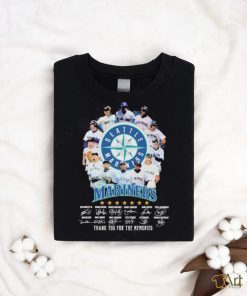 Seattle Mariners Thank You for the memories signatures shirt