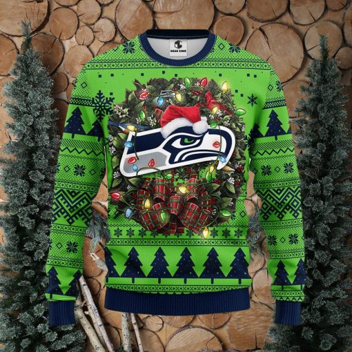 Seattle Seahawks Christmas Ugly Sweater