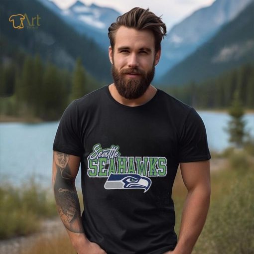 Seattle Seahawks Gameday Couture s In The Spotlight Tonal Leopard Print Shirt