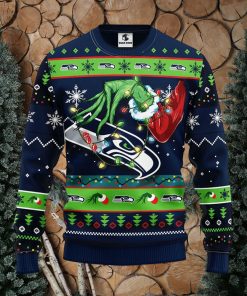 Seattle Seahawks Grinch Christmas Ugly Sweater