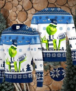 Seattle Seahawks Grinch Nfl Ugly Christmas Sweaters