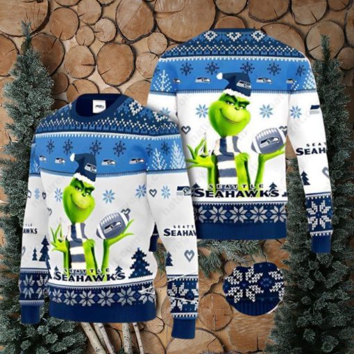 Seattle Seahawks Grinch Nfl Ugly Christmas Sweaters