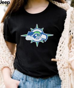 Seattle Seahawks Mariners logo shirt