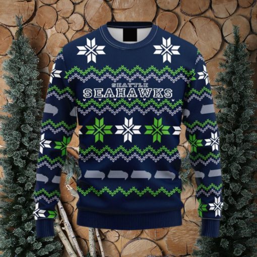 Seattle Seahawks NFL Limited Ugly Sweater Sweatshirt Trendy Gift Christmas