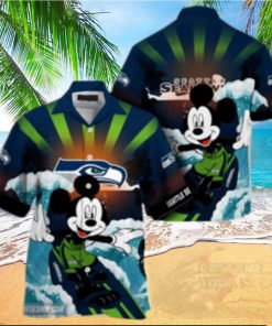 Seattle Seahawks Nfl Custom Hawaiian Shirt Short T Shirt Hawaiian Pattern Print Style For Fans